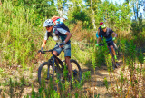 Letzte Tour der Bikeferienwoche bei MTBeer im Cicalina, Toskana, am Freitag, 11. Oktober 2019 in Massa Marittima.
Foto Martin Platter - M. Platter mit Familie zu Besuch