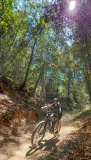 Bikeferien in der Toscana - inklusive Easy E-Bike Programm - Irina rockt  die Trails in der Maremma